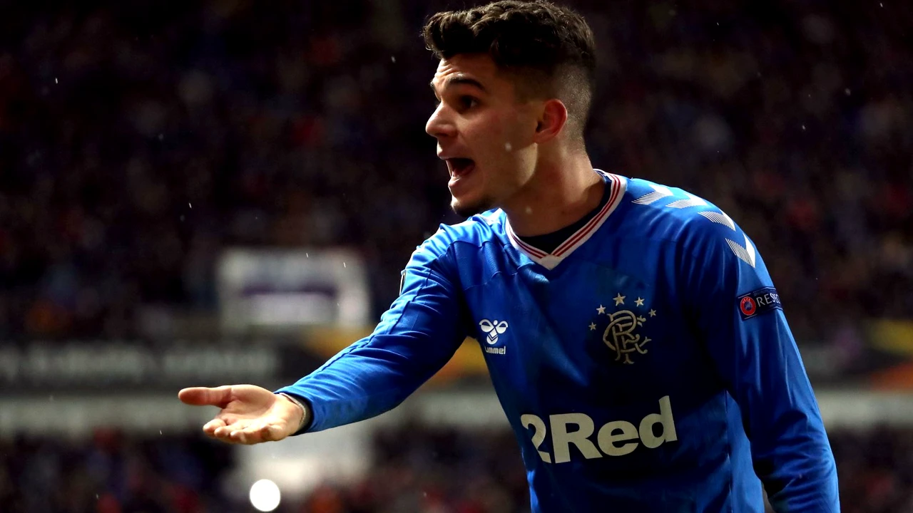 Probleme pentru Ianis Hagi la Rangers după meciul cu Hibernian. Românul nu a prins niciun minut în partida cu Hibernian