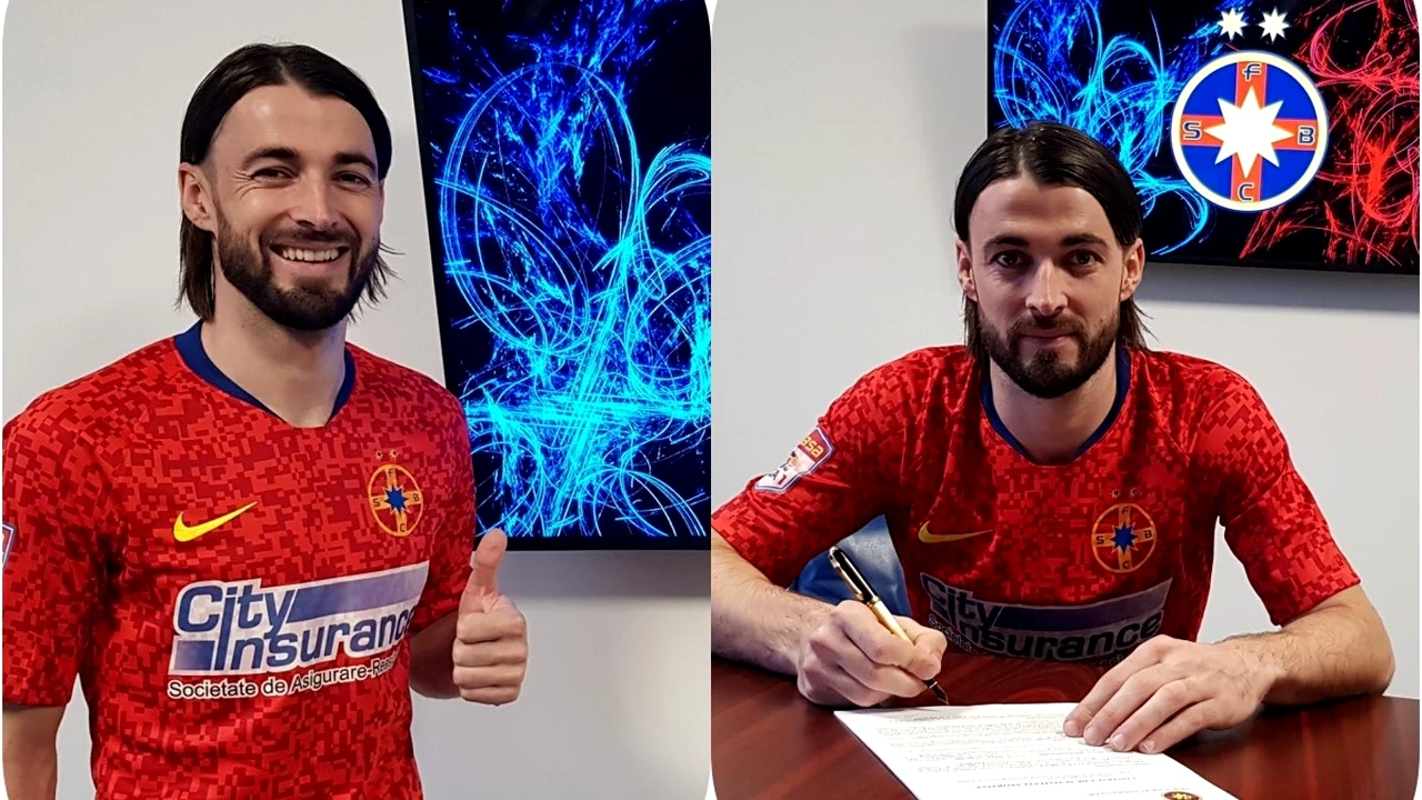Transfer rezolvat de FCSB, chiar în ziua plecării lui Man la Parma. Primele imagini oficiale