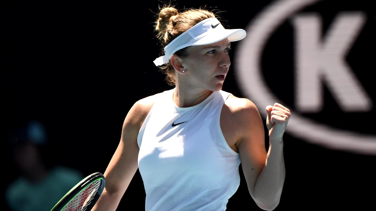 Imagini nemaivăzute cu Simona Halep la Australian Open 2021. Cum a fost surprinsă românca