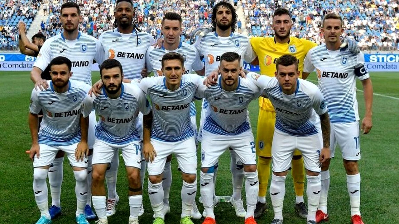 Craiova și-a luat om de gol! Măsoară 1,92 metri și a semnat pe 4 ani