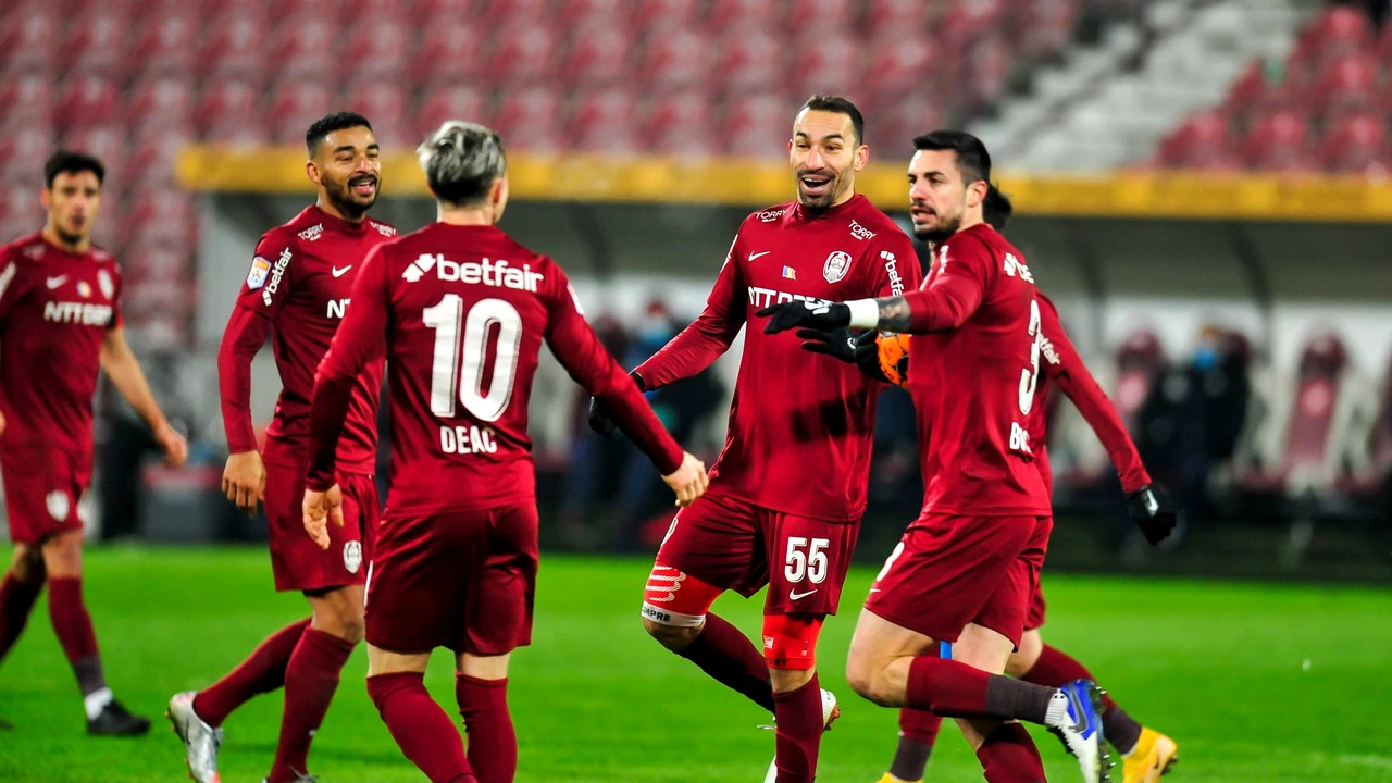 CFR pierde surprinzător la Botoșani, după ce a condus cu 0-1 și ratează șansa să urce pe primul loc!