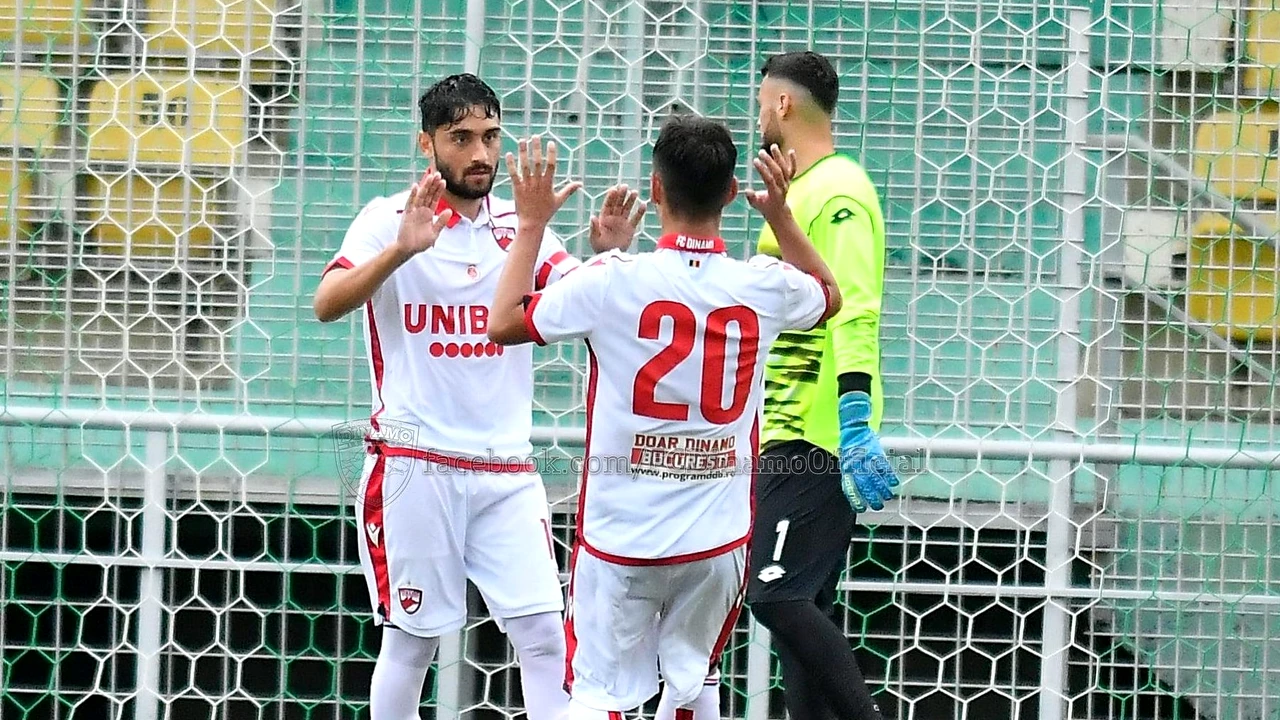 Dinamo 2 a călcat în picioare FCSB 2! Un meci cu 10 goluri și un rezultat neverosimil!