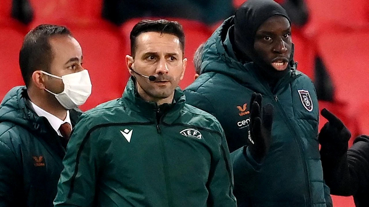 Sebastian Colțescu, pedepsit de UEFA după incidentele de la Paris! Ce sancțiune a primit arbitrul român