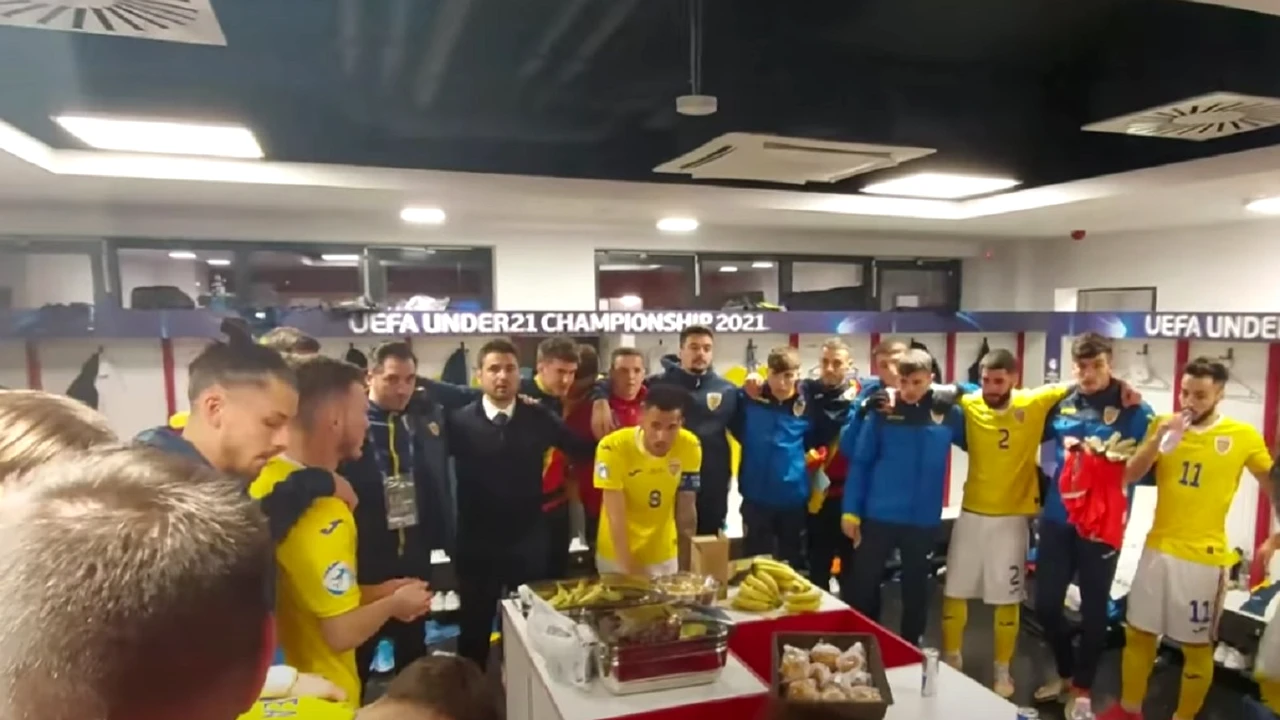„Vreau să fiți câini pe teren”. Marius Marin i-a luat locul lui Ionuț Radu în vestiarul României U21 înainte de meciul cu Olanda