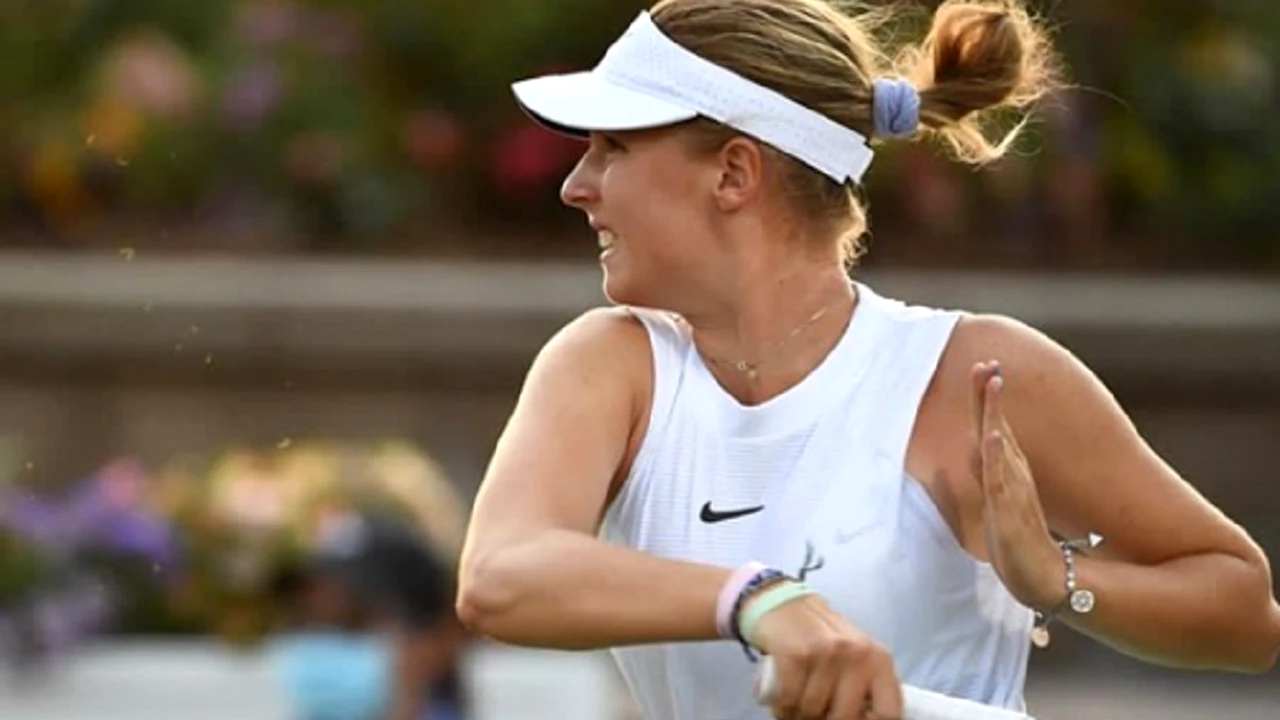 FOTO: Ea este noua Simona Halep? Blondina de doar 15 ani impresionează deja în circuitul WTA!