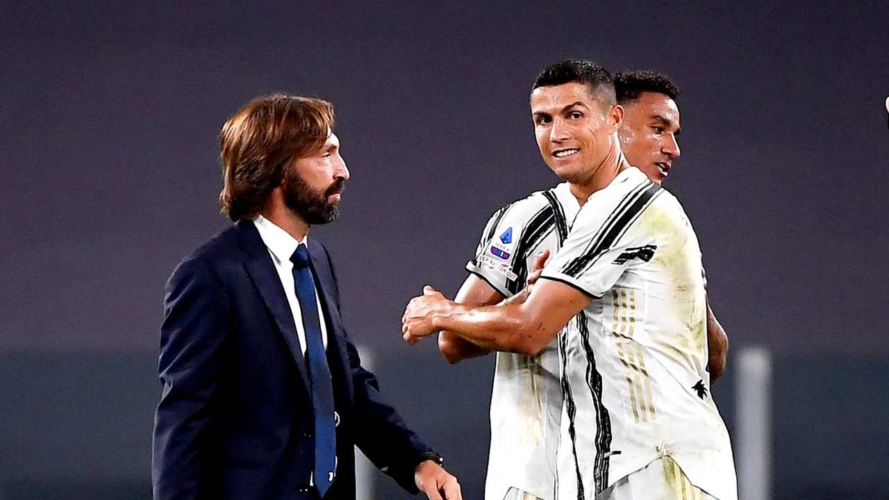 S-a rupt lanțul de iubire între Cristiano Ronaldo și Andrea Pirlo, la Juventus. Portughezul, criticat de antrenor