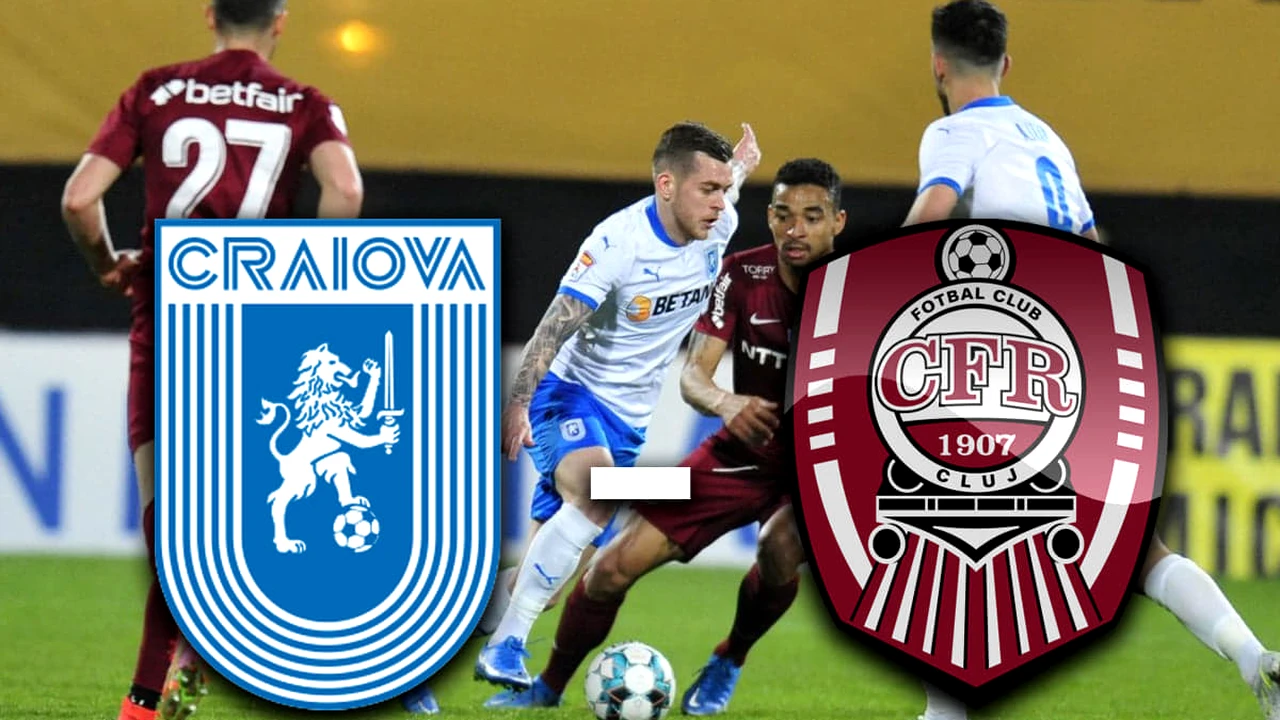 VIDEO | U Craiova – CFR Cluj, scor 1-3, în play-off-ul Ligii 1! Un succes uriaș pentru formația lui Edi Iordănescu. Păun – omul meciului