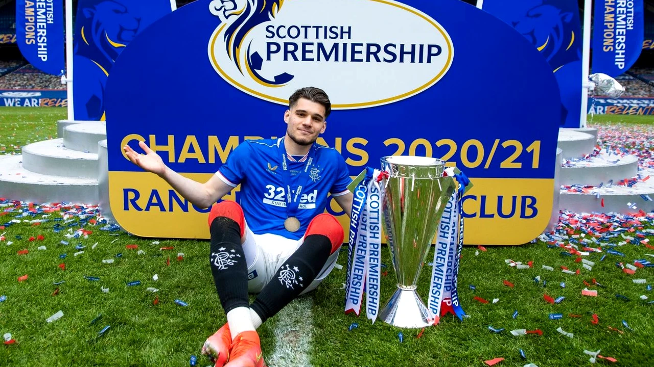 Scoțieni nebuni după Ianis Hagi, după ultima postare a românului de la Rangers. Cum s-a fotografiat mijlocașul campioanei