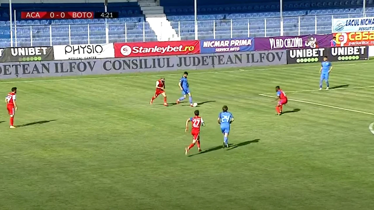 VIDEO: Autogol a la Bănel Nicoliță în Liga I, marcat în duelul Academica Clinceni – FC Botoșani