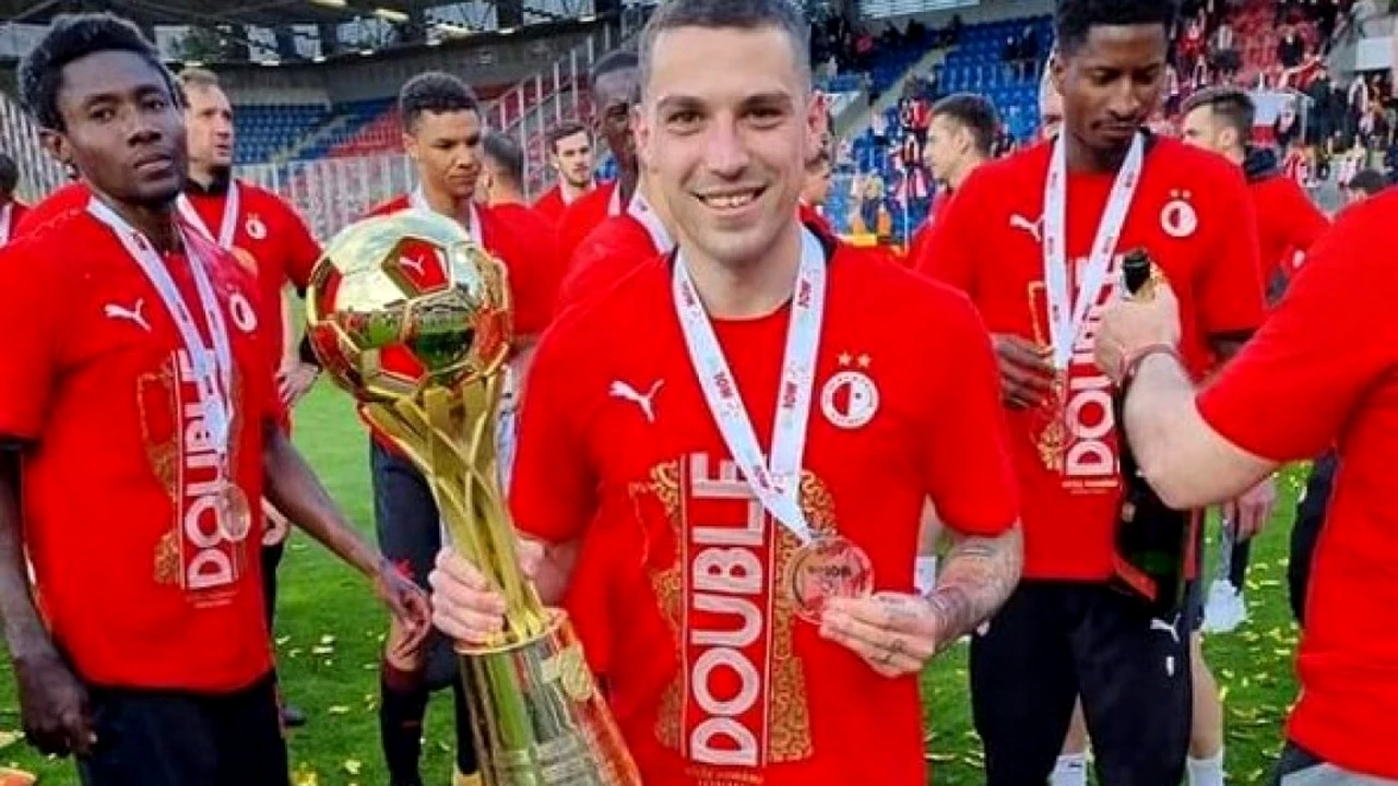 Starul Slaviei Praga, Nicolae Stanciu, a încheiat sezonul cu alte două trofee individuale