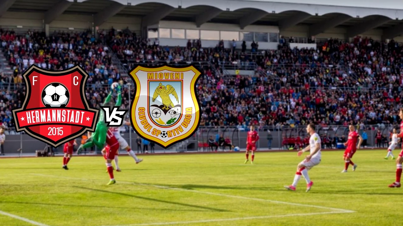 FC Hermannstadt – CS Mioveni 1-2 | CS Mioveni „sparge gheața” și promovează în Liga I după 9 ani