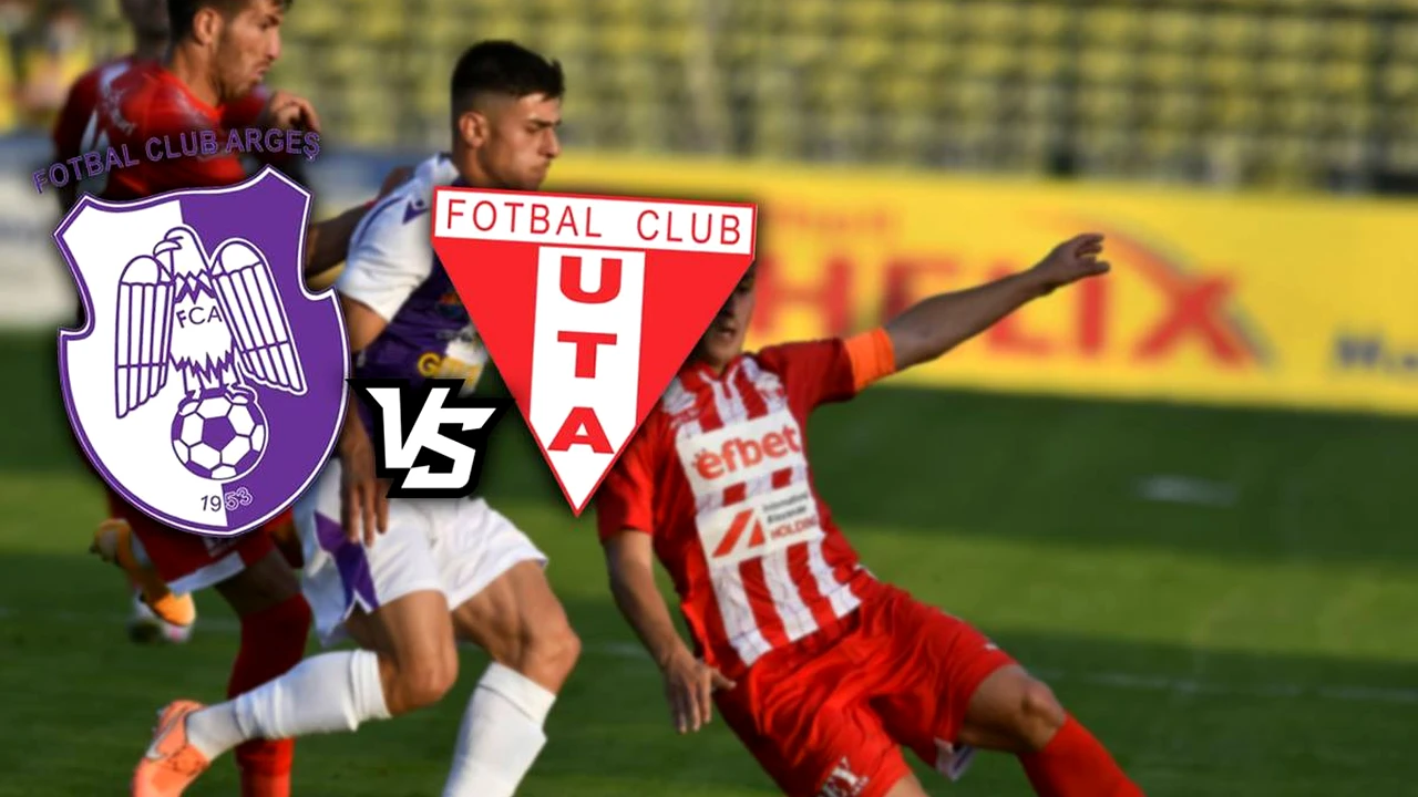 FC Argeș 0-1 UTA Arad | Dangubic a marcat singurul gol al meciului cu o execuție superbă cu călcâiul!