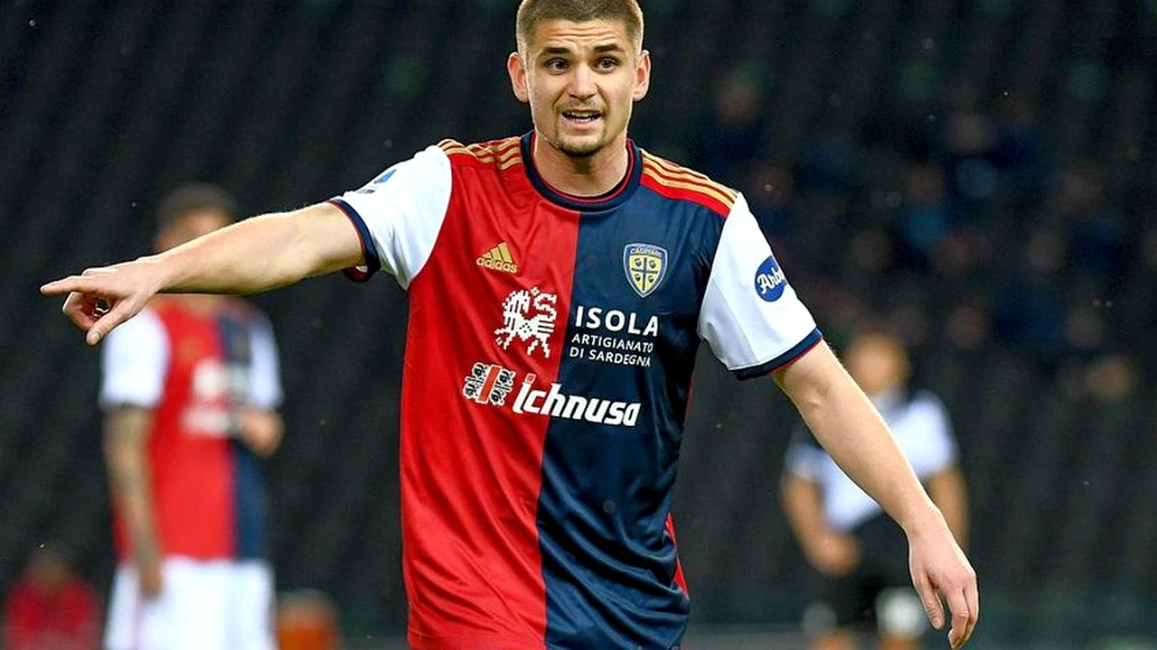 Un român îi ia locul lui Răzvan Marin la Cagliari? Mijlocașul este dorit și de fostul antrenor al lui Mihăilă de la Parma