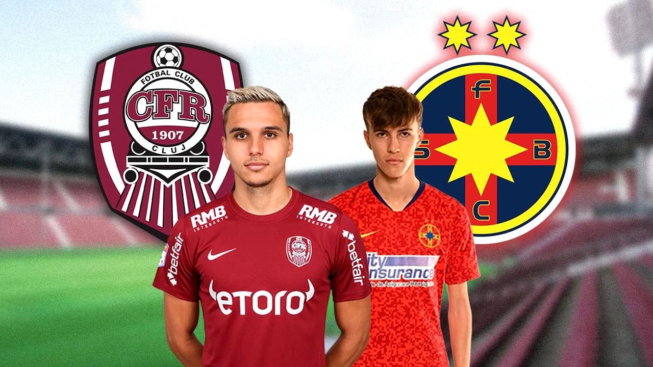 CFR Cluj 4-1 FCSB | Campioana face instrucție cu echipa lui Edi Iordănescu. Andrei Vlad i-a îngropat din nou pe roș-albaștri