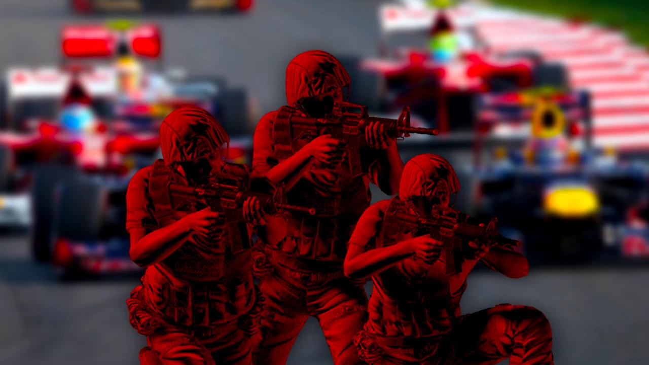 A mers sa vadă Formula 1, dar a ajuns sa fie „săltat” de mascați. Era confundat cu celebrul Diabolik