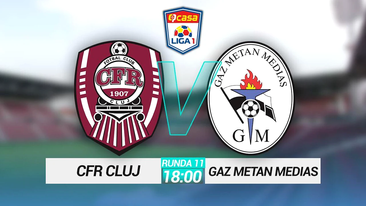 CFR Cluj – Gaz Metan Mediaș 2 – 1. Petrila reușește un meci mare și îl salvează pe Dan Petrescu de la o nouă rușine
