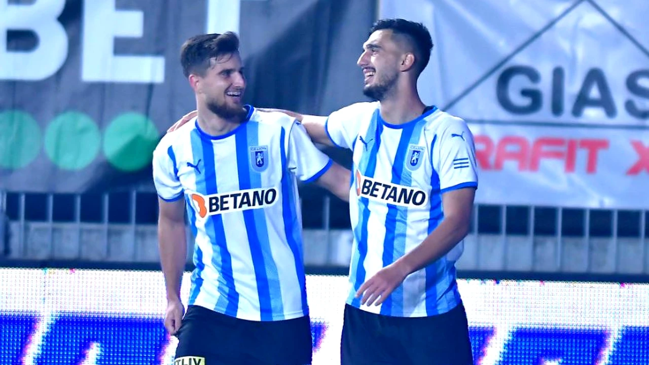 CS U Craiova, favorită la titlu? Reghecampf e argumentul care îi face pe olteni să spere la trofeul suprem din fotbalul românesc