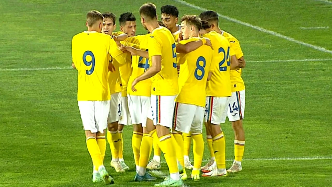 România U20, victorie de senzație. Echipa lui Bogdan Lobonț a învins Cehia după un gol de generic marcat de un fotbalist al lui Gică Hagi