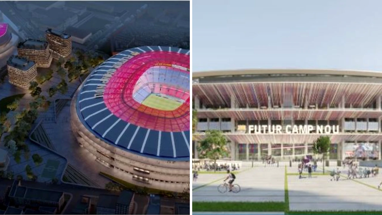Imagini de colecție cu viitorul Camp Nou. Cum urmează să arate legendara arenă