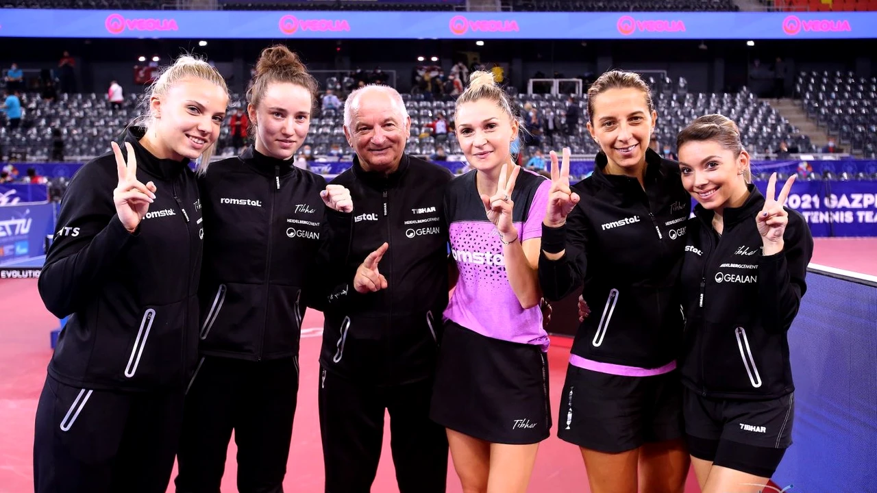 România este vicecampioană europeană la tenis de masă. Ce s-a întâmplat în finală
