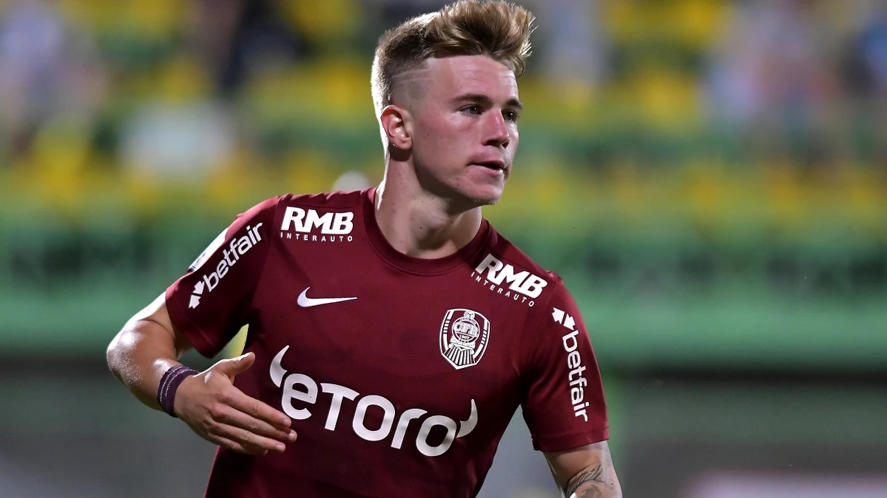 CFR se laudă cu interesul lui AS Roma pentru Petrila. „Este un fotbalist talentat”