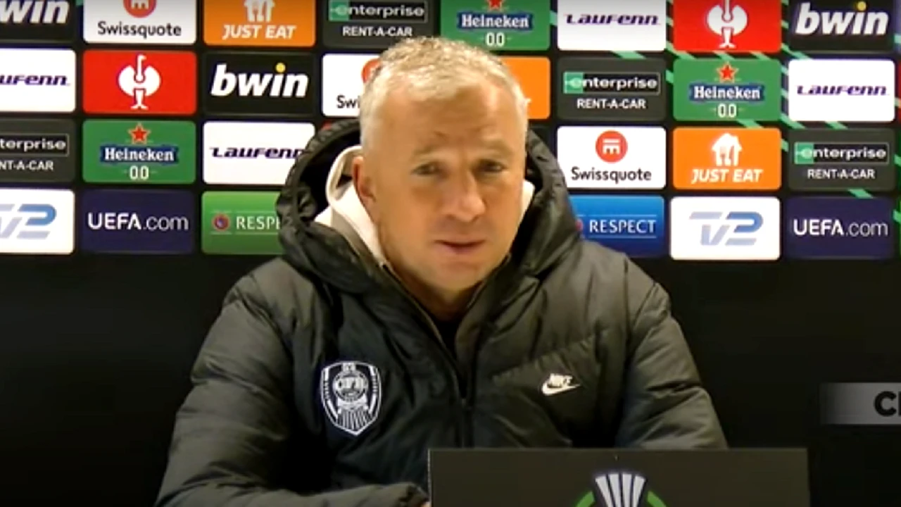 Dan Petrescu nu a mai suportat și a izbucnit la conferința de presă: „În ultimii 5 ani doar CFR a contat în Europa”
