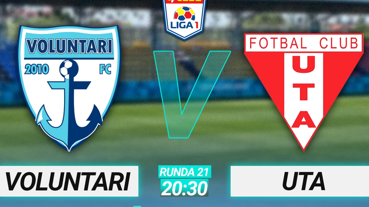 Voluntari – UTA 2-1. Voluntari obține o nouă victorie importantă, în lupta pentru play-off