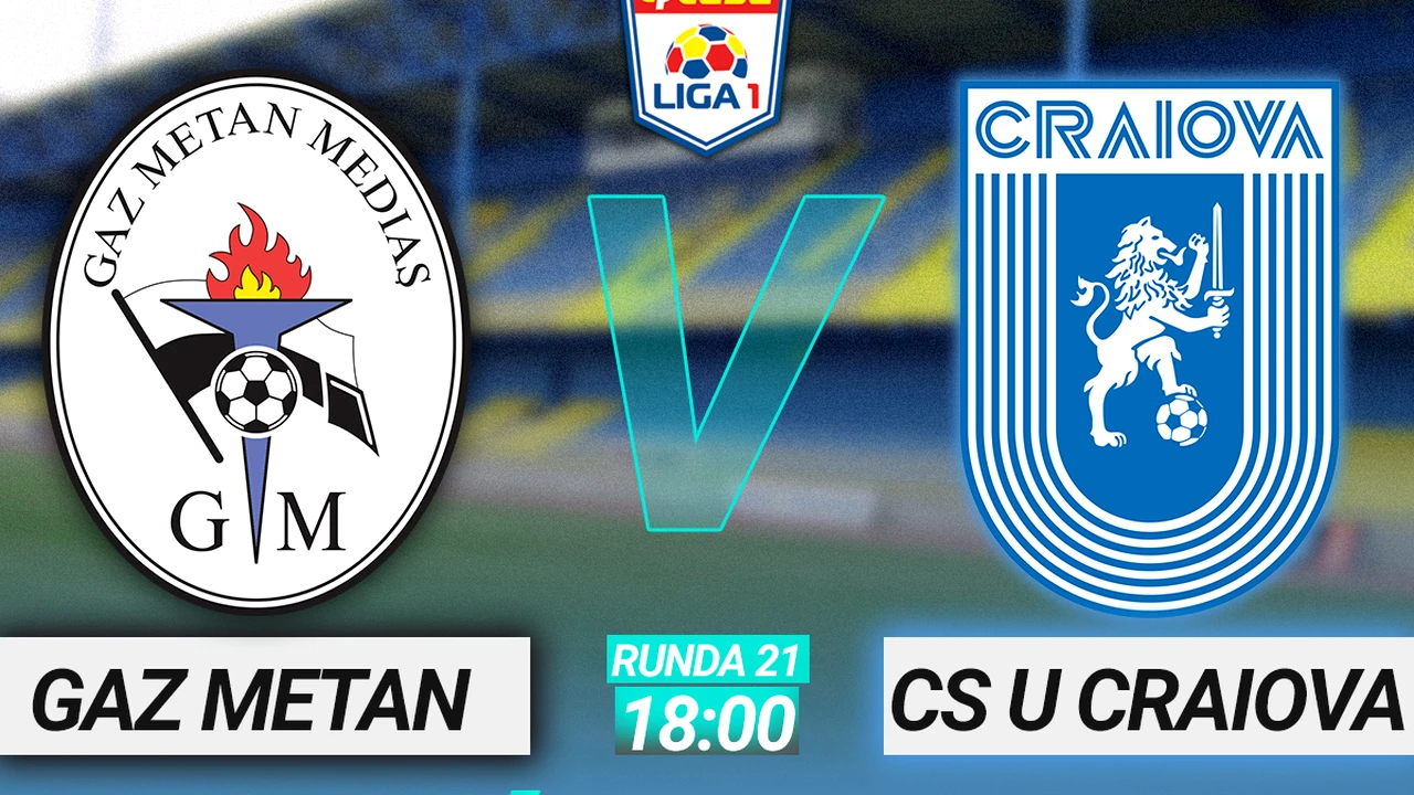 Gaz Metan Mediaș – Universitatea Craiova 1-1. Iarnă grea pentru Reghecampf! Oltenii ajung la 7 meciuri consecutive fără victorie