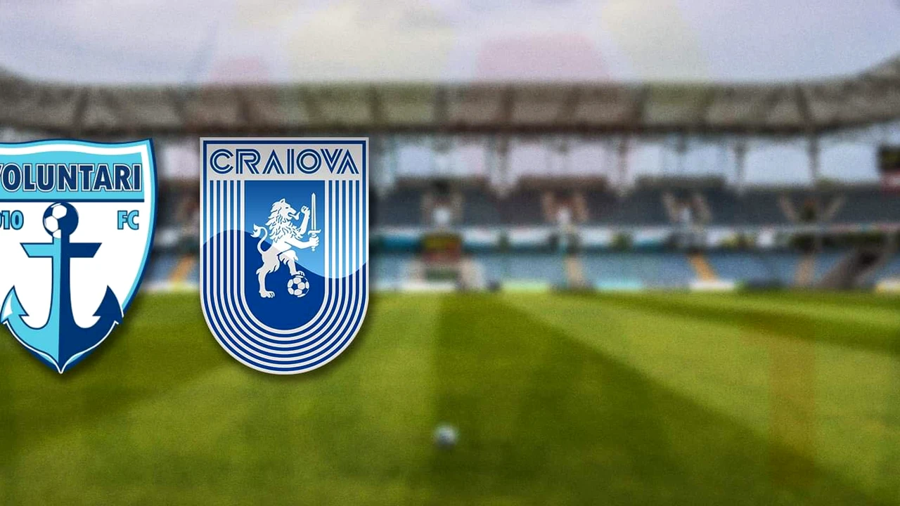 FC Voluntari – CSU Craiova 1-1. Craiova lui Reghecampf, fără victorie de 5 etape