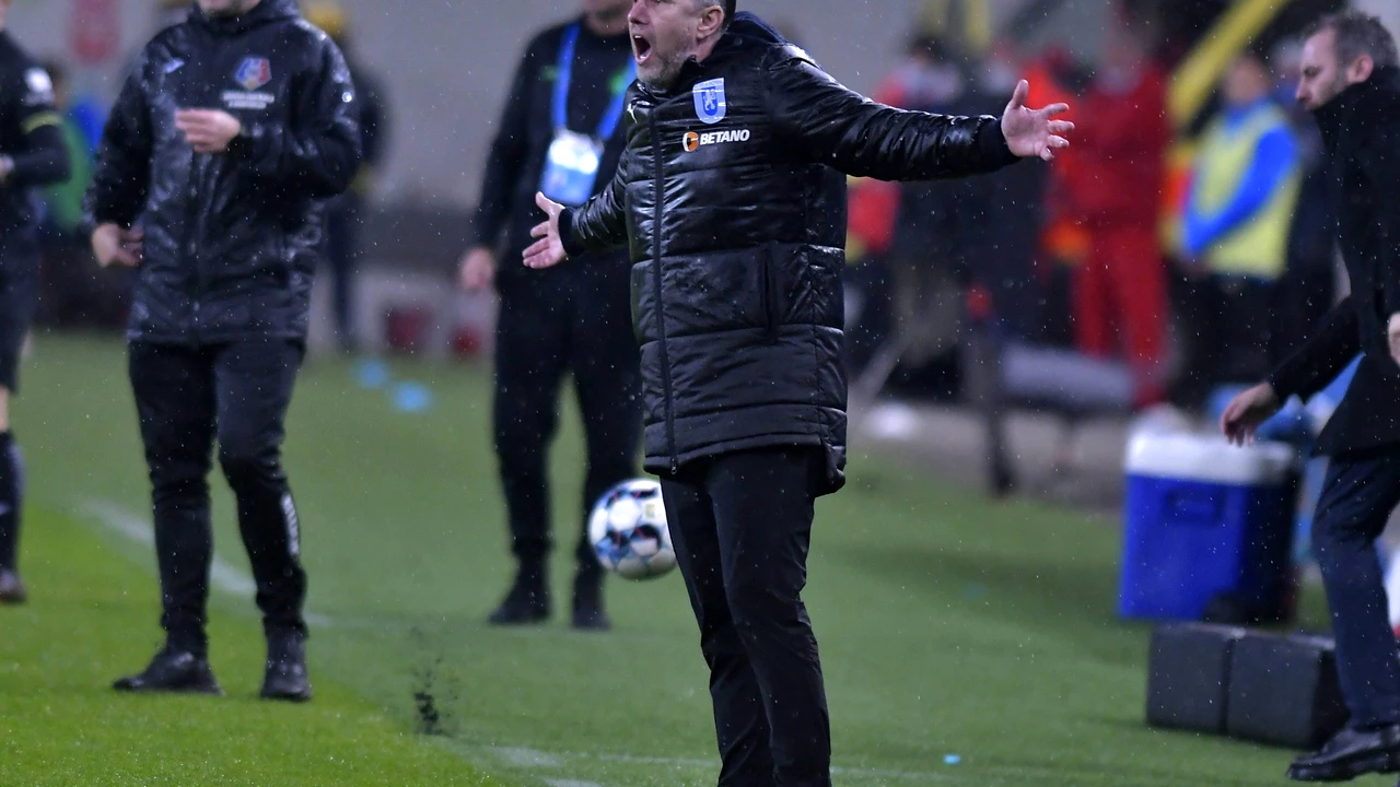 Craiova lui Reghe nu mai bate pe nimeni. Antrenorul s-a enervat pe arbitri: „Sunt luat de prost”