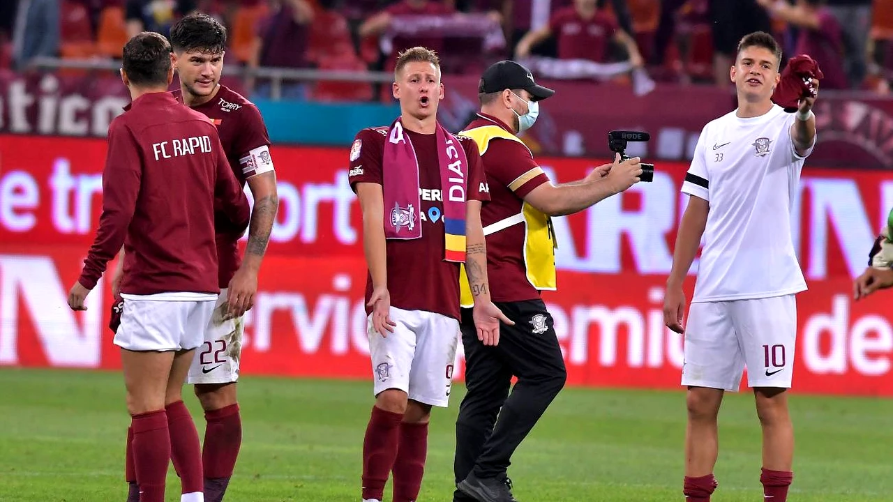 Mesaj de încurajare special primit de rapidiști înaintea derby-ului cu FCSB: „Chiar și accidentat ai cotă să marchezi!” FOTO