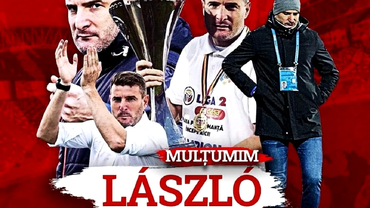 Anunțul momentului în Liga 1. Laszlo Balint a fost demis de la UTA Arad