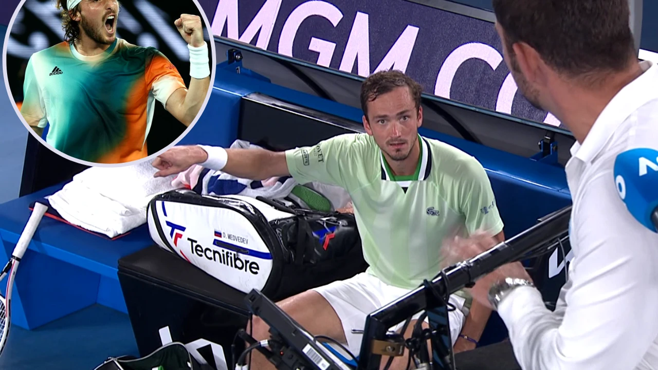 VIDEO. Criză de nervi nemaivăzută la Australian Open 2022. Daniil Medvedev către arbitru: „Ești doar o pisicuță”