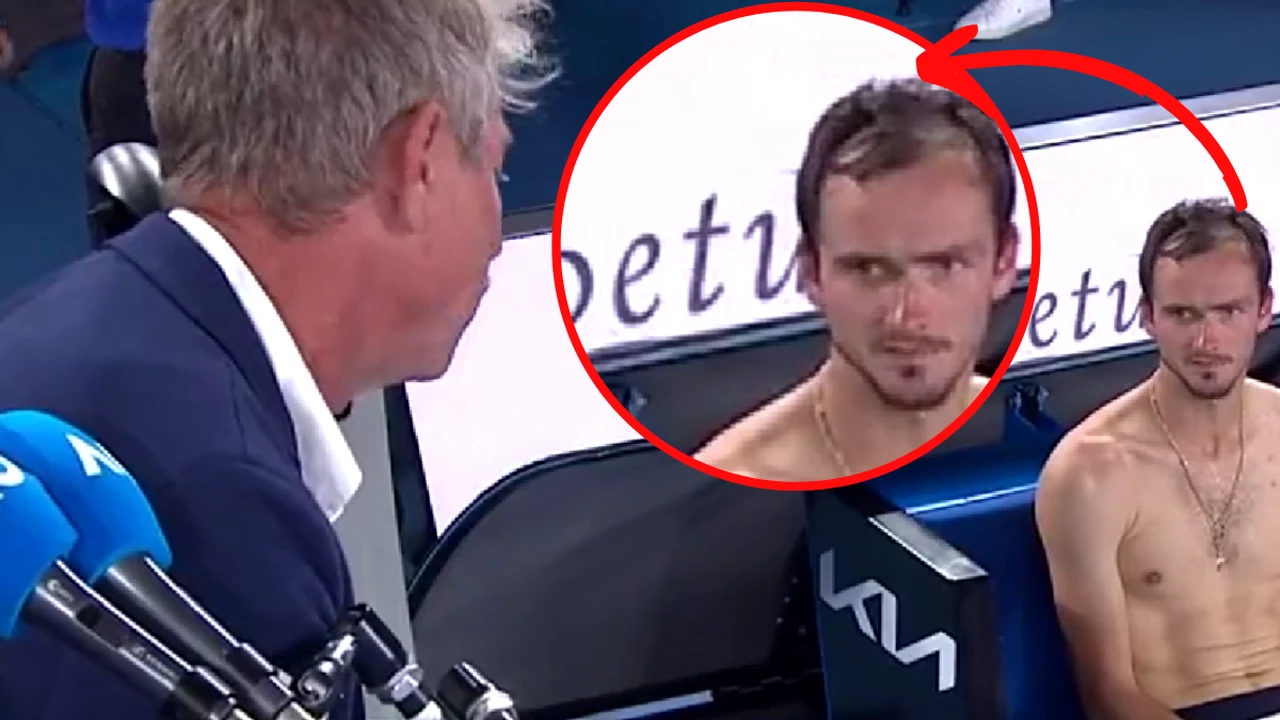Medvedev a provocat încă un scandal la Australian Open 2022. Rusul se ceartă cu toți: „Creiere goale!”
