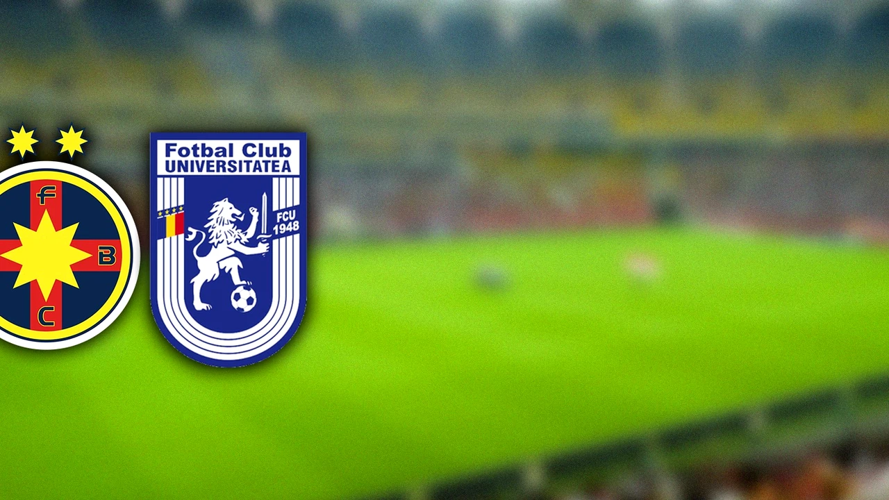 FCSB – FCU Craiova, 2-2. Remiză dramatică pe Arena Națională. Echipa lui Mihai Pintilii nu profită de pașii greșiți ai liderului CFR Cluj