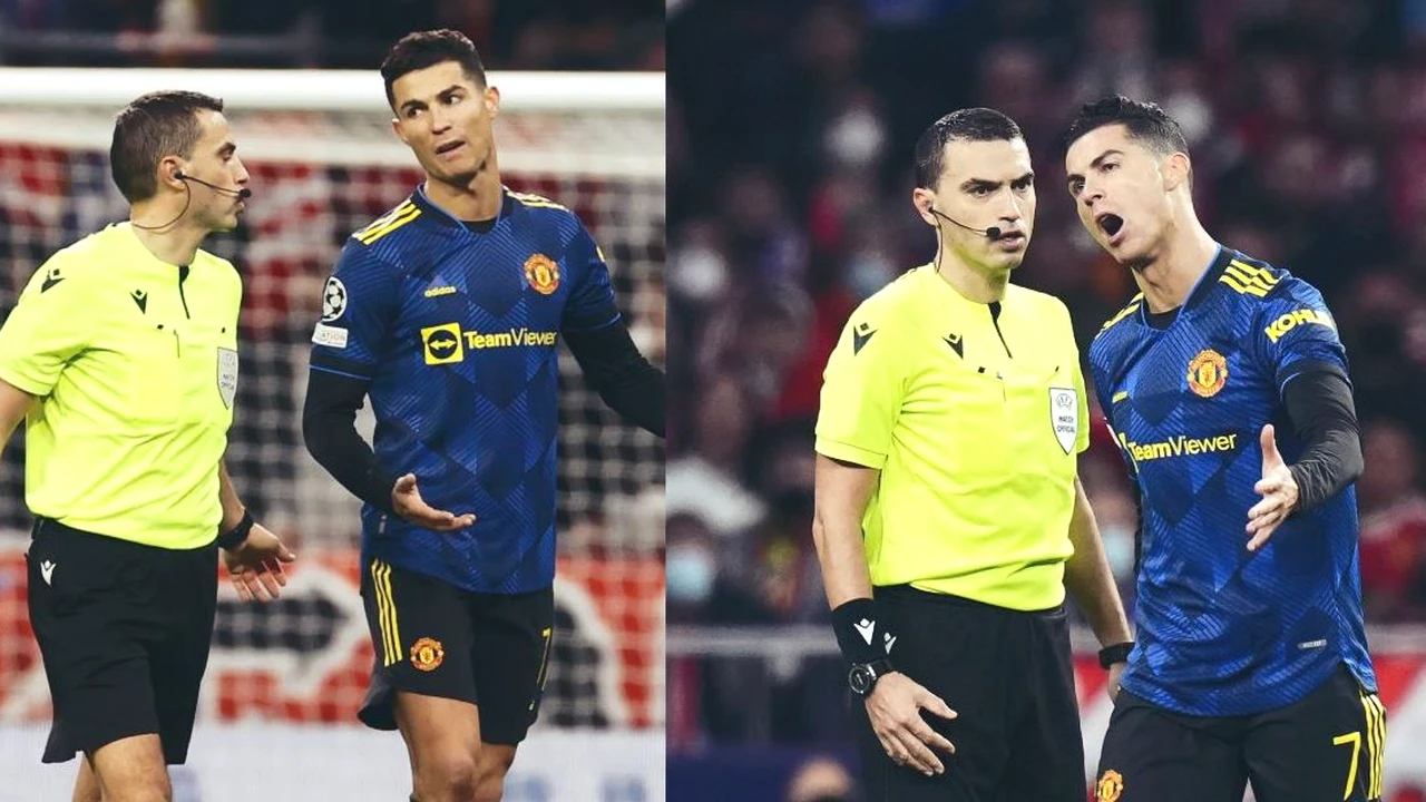 Ovidiu Hațegan, certat de Cristiano Ronaldo. Ce l-a scos din sărite pe starul portughez în meciul Atletico Madrid – Manchester United