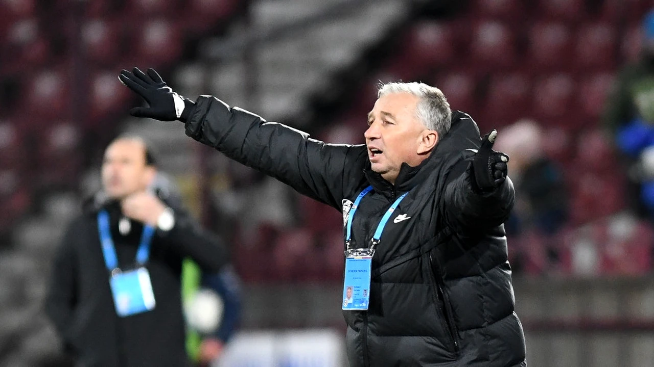 Ce decizie a luat Dan Petrescu după dezastrul din a doua repriză a meciului cu Rapid: „Vreau să mă ascund de toată lumea”