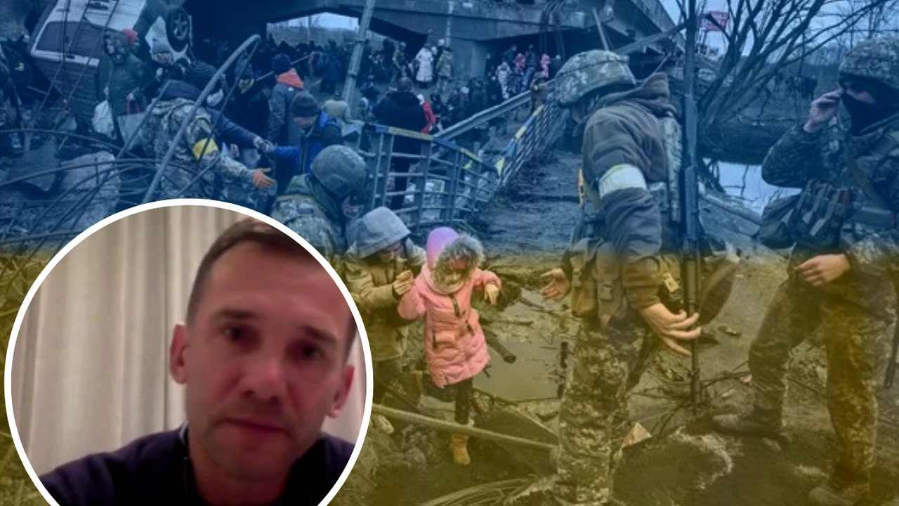 Imagini emoționante cu Shevchenko la TV. S-a rugat în lacrimi ca războiul din Ucraina să înceteze