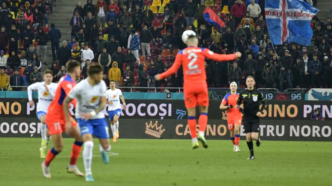 FCSB – Farul, în 111 imagini. Strălucirea „perlei” Octavian Popescu, nervii lui Hagi, gafele arbitrilor și cursa pentru titlu continuă. Galerie FOTO