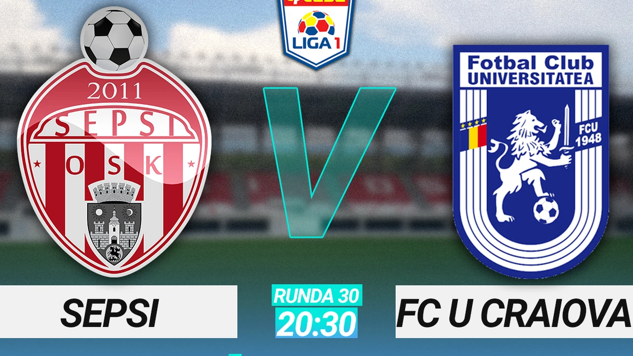 Sepsi – U Craiova 1948 2-1. Gazdele au revenit de la 0-1! Tudorie, eroul lui Bergodi