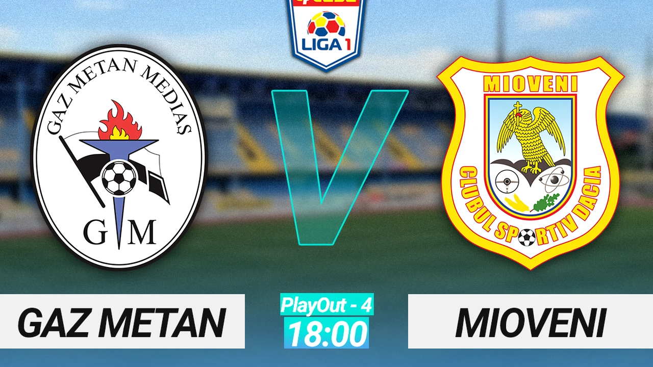 Gaz Metan – CS Mioveni 1-2. Succes important pentru elevii lui Alexandru Pelici. Cum arată acum clasamentul din play-out