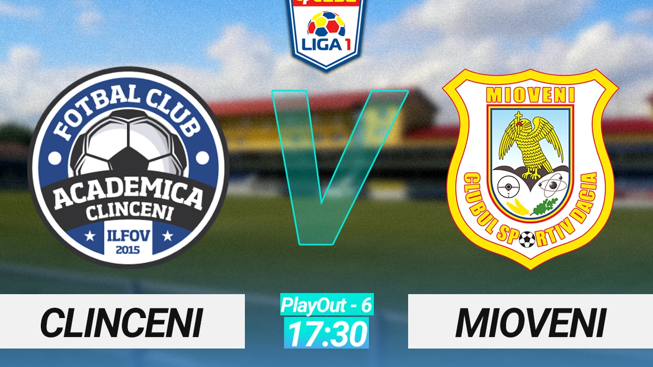 Academica Clinceni – CS Mioveni 0-2. Victorie de serviciu pentru Mioveni