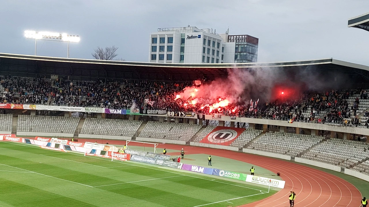 Universitatea Cluj, la un punct de promovarea directă în Liga 1. Victorie la limită cu CSA Steaua
