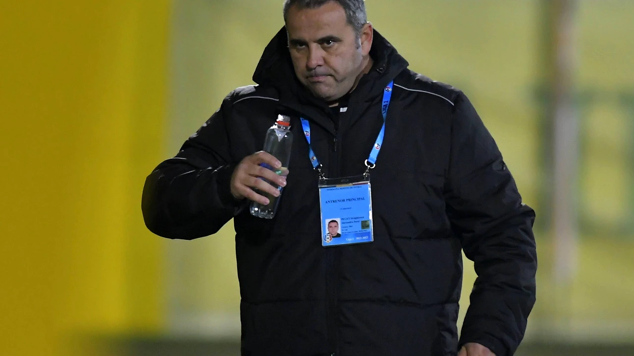 Alexandru Pelici și-a criticat jucătorii în fața camerelor TV. De ce este nemulțumit de egalul cu FC U Craiova