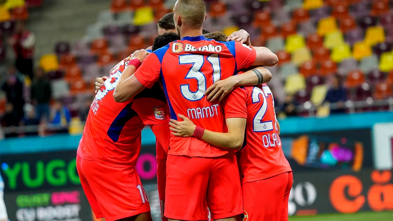 Apărarea lui FC Voluntari, inexistentă la golul lui Darius Olaru. Cum a deschis scorul FCSB, în meciul care poate relansa campionatul. FOTO