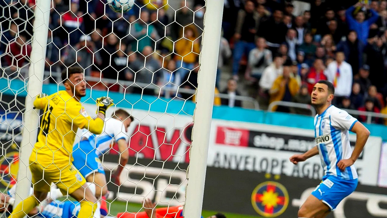 Horațiu Feșnic, decizie grea împotriva FCSB la începutul derby-ului cu Universitatea Craiova. Ce a dictat după ce Edjouma a deschis scorul. FOTO