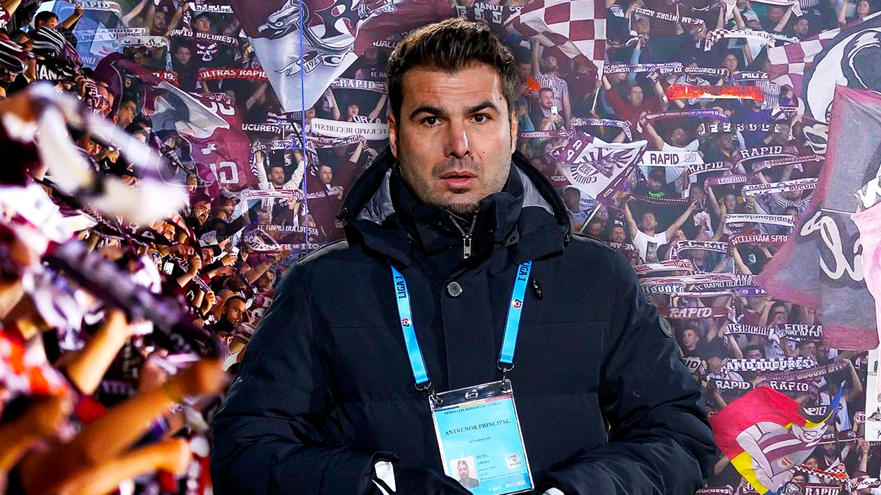 EXCLUSIV. Mutu, la primul scandal cu galeria Rapidului. „Noi suntem huligani, ori ești cu noi, ori pleci”. Fanaticii giuleșteni, deranjați că antrenorul nu înjură rivalele. „Și Dan Petrescu a pupat steagul”
