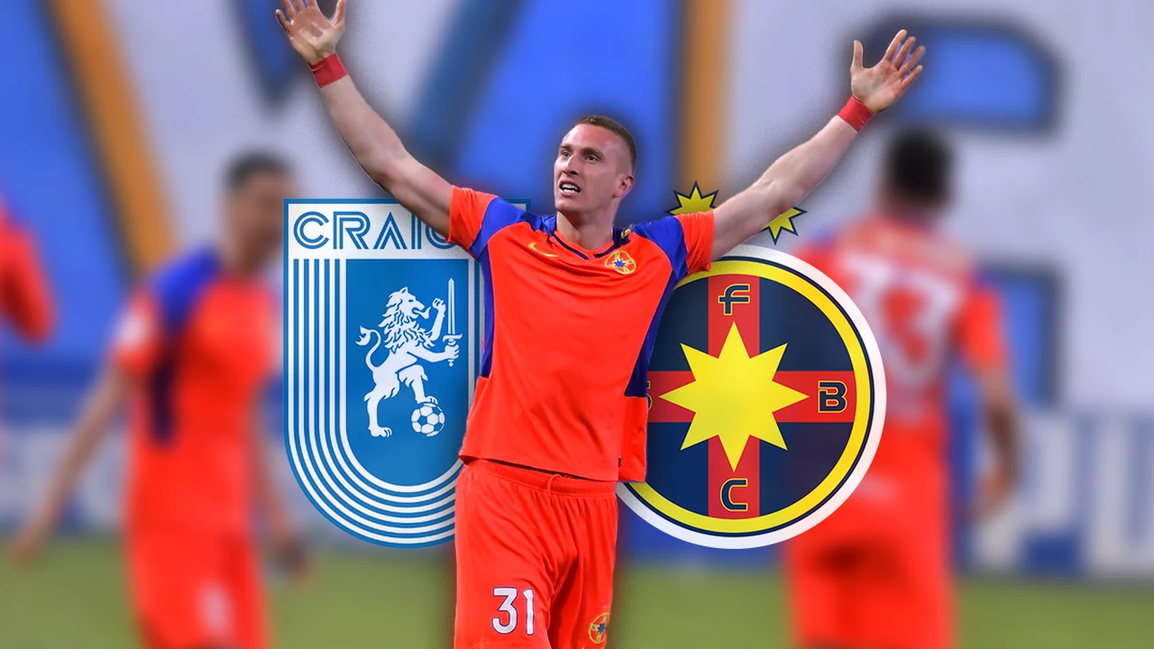 VIDEO. EXCLUSIV. Cum l-a trimis Universitatea Craiova pe „killer-ul” Mamut la FCSB. „M-a sunat Mihai Rotaru. Normal, am acceptat” Mărturisirea lui Laurențiu Reghecampf 