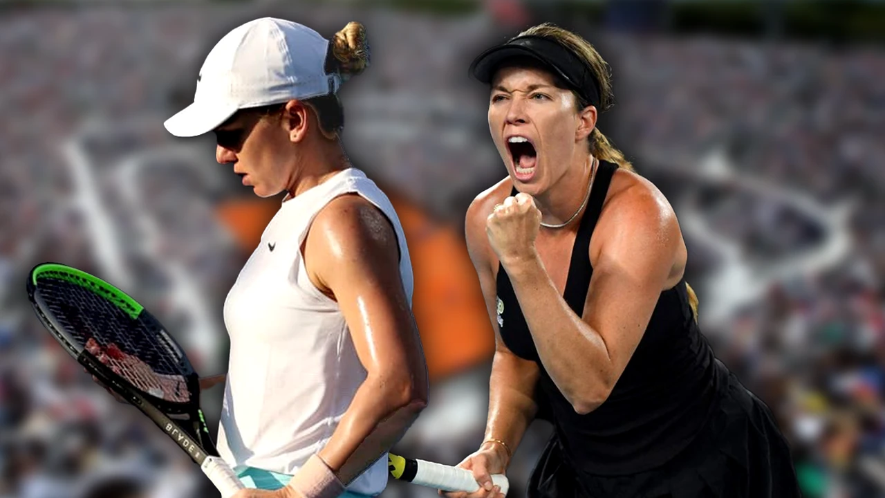 Probleme mari pentru Simona Halep înaintea meciului cu Danielle Collins. Ce scriu americanii despre posibilitățile campioanei noastre