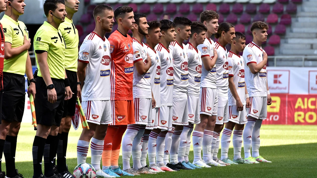 Clipe uluitoare la finala Cupei Elitelor U19. Cum s-au manifestat jucătorii în momentul intonării imnului